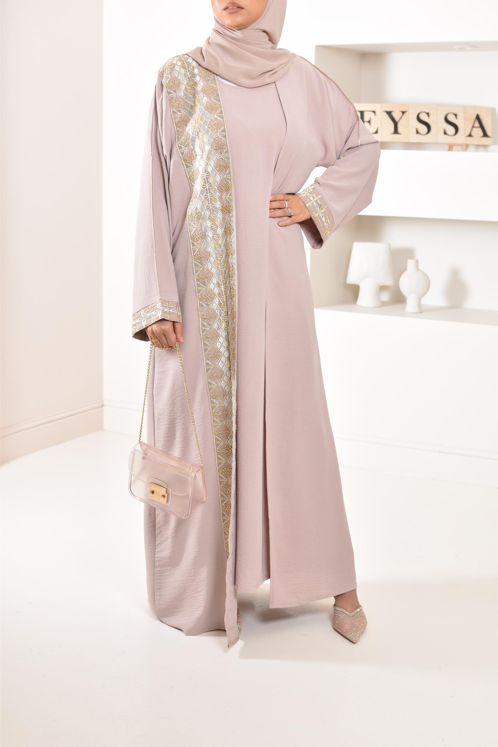 Abaya Duba Kimono Nude Perfect Modest Outfit For Veiled Women