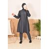 Burkini zipp large size Indonesia Black