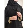 Abaya mit integriertem Hidschab Spitzen Selifa