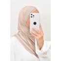 Hijab slip-on jersey with rhinestones NUJÛM