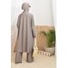 ABU DAHBI loose fit burkini Taupe