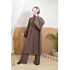 ABU DAHBI loose-fit burkini Dark taupe