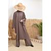 ABU DAHBI loose-fit burkini Dark taupe