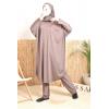 Burkini large butterfly MAJORQUE dark taupe