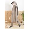 Burkini large size butterfly MAJORQUE taupe