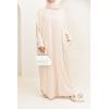 Satin-effect abaya neyssa shop