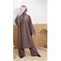 ABU DAHBI loose-fit burkini Dark taupe