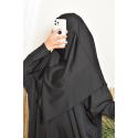 Black bathing khimar