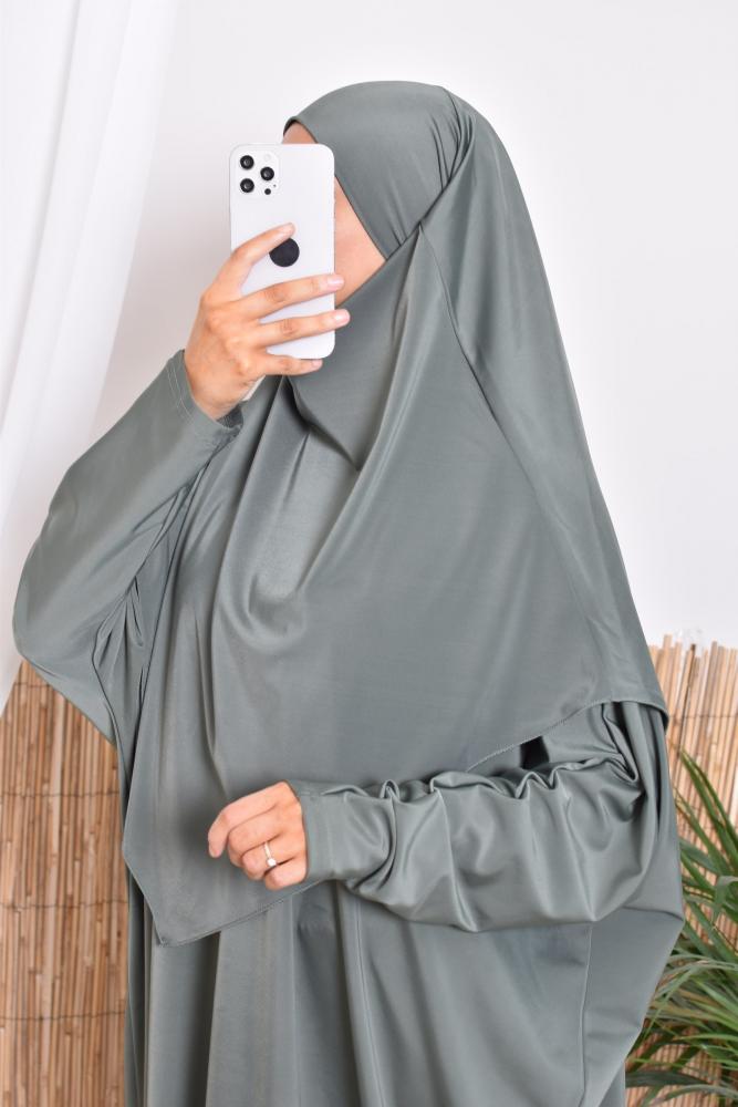 Kaki swimming khimar