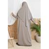 Khimar Bademantel taupe