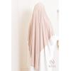 Khimar Jersey double croisé pointu