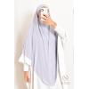 Khimar Jersey double croisé pointu