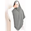 Khimar Jersey double croisé pointu