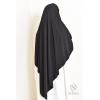 Khimar doppelt gekreuzter spitzer Jersey Rihab