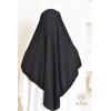 Khimar Jersey double croisé rond court 