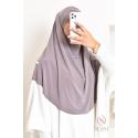 Khimar Jersey double croisé rond court Latifa