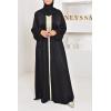 Abaya caftan Emine Noir