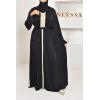 Abaya caftan Emine Noir