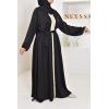 Abaya caftan Emine Noir