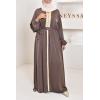 Abaya caftan Emine Chocolat