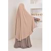 Khimar lang 2 Schleier Seide aus Medina Omane