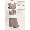 Chafika skirt tunic set