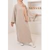 Corduroy T-shirt long dress Kadya