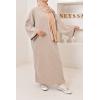 Corduroy T-shirt long dress Kadya