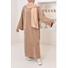 Corduroy T-shirt long dress Kadya