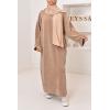 Corduroy T-shirt long dress Kadya