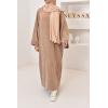 Corduroy T-shirt long dress Kadya