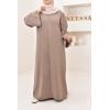 Corduroy T-shirt long dress Kadya