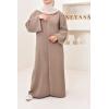 Corduroy T-shirt long dress Kadya