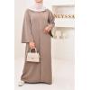 Corduroy T-shirt long dress Kadya