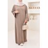 Corduroy T-shirt long dress Kadya