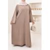 Corduroy T-shirt long dress Kadya