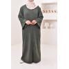 Corduroy T-shirt long dress Kadya