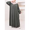 Corduroy T-shirt long dress Kadya