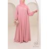 Abaya Dubai Umbrella SAMAR Soft Pink