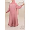 Abaya Dubai Umbrella SAMAR Soft Pink