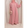 Abaya Dubai Umbrella SAMAR Soft Pink