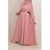 Abaya Dubai Umbrella SAMAR Soft Pink