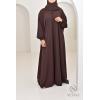 Abaya Dubaï Umbrella SAMAR Chocolat