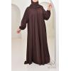 Abaya Dubaï Umbrella SAMAR Chocolat