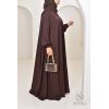 Abaya Dubai Umbrella SAMAR Schokolade