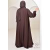 Abaya Dubaï Umbrella SAMAR Chocolat