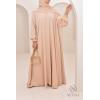 Abaya Dubai Umbrella SAMAR Beige