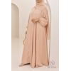 Abaya Dubai Umbrella SAMAR Beige