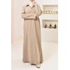 chubby-knit abaya NAWEL