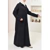 Abaya maille cotelée AYNA